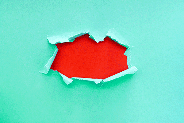 ripped-blue-paper-with-orange-color-background-with-space-text