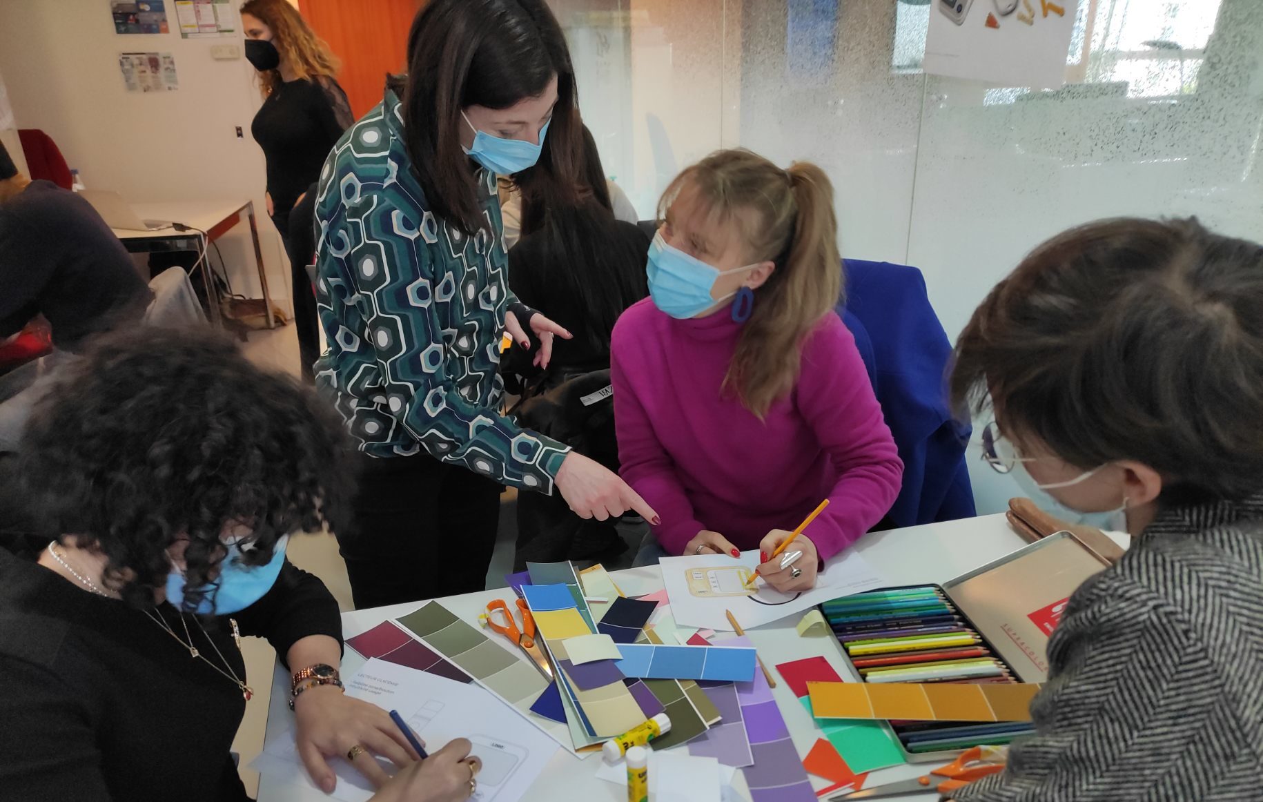 Marion Lamarque atelier sur la couleur