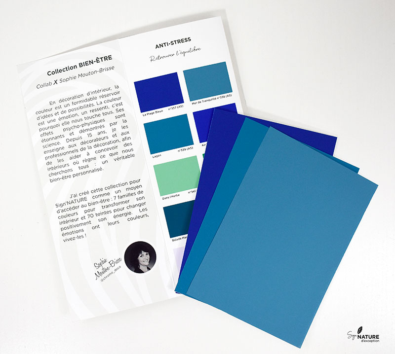 sophie-mouton-brisse-Nuancier-Bien-Etre-Sign-Nature-Collaboration-anti-stress collaboration avec Sign'Nature