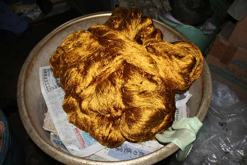 DELPHINE-TALBOT-080-Soie-teinte-au-Kobunagusa-reseau-color-the-life delphine talbot : soie teinte au kobunagusa