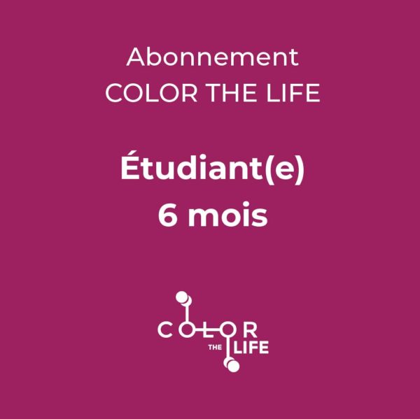 Abonnement Réseau COLOR THE LIFE - Étudiant
